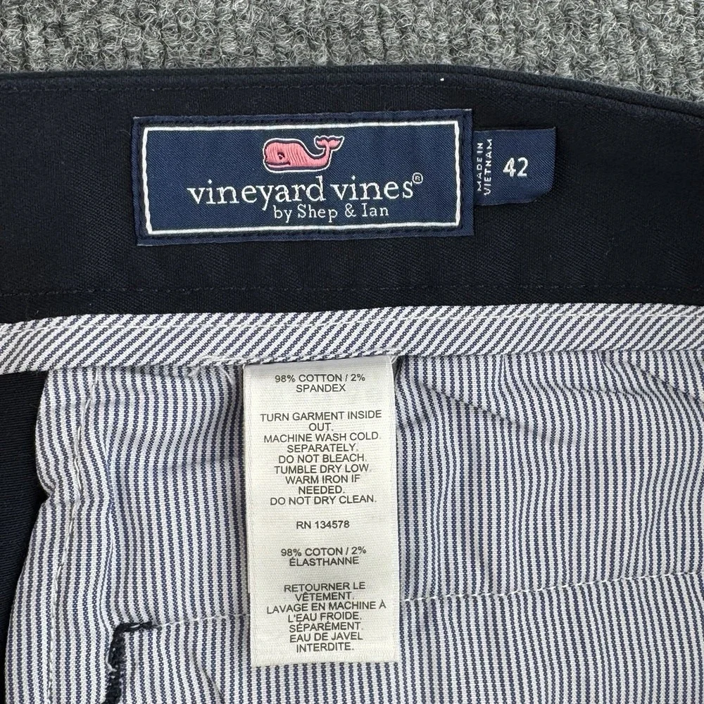 Vineyard Vines Breaker Shorts Mens 42x9 Navy Classic Stretch Casual Outdoor NWT